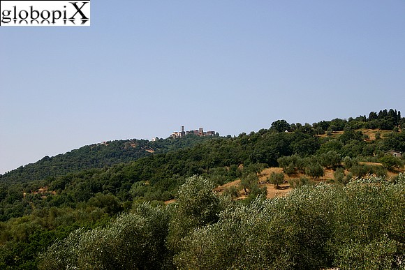 Maremma - Panorama di Vetulonia