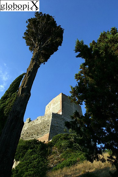 Val d'Orcia - Ruderi della Rocca di Castiglione d'Orcia