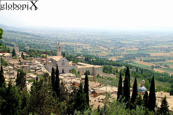 Assisi - Panorama dalla Rocca Maggiore