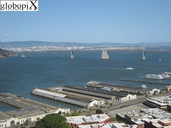 San Francisco - Bay Bridge dalla Coit Tower