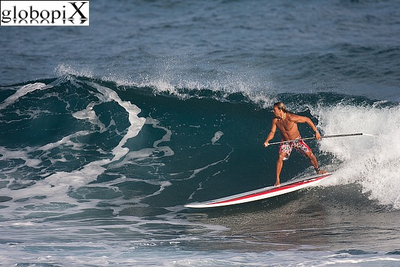 Isole Hawaii - Surfer a Maui