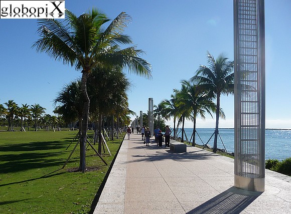 Miami Beach - Walking at the Marina