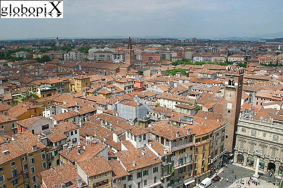 Verona - Panorama of Verona from the Torre dei Lamberti