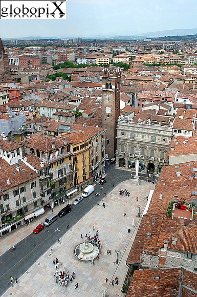 Verona - Panorama di Verona dalla Torre dei Lamberti